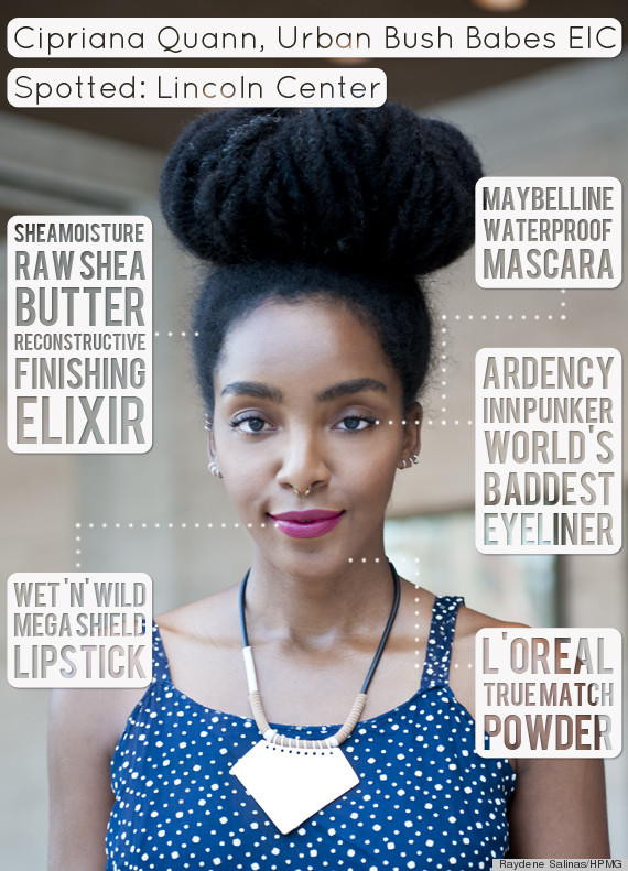 Beauty Street Style at Lincoln Center captures Urban Bush Babes Editor-in-Chief Cipriana Quann during New York Fashion Week on Wednesday, September 4, 2013.